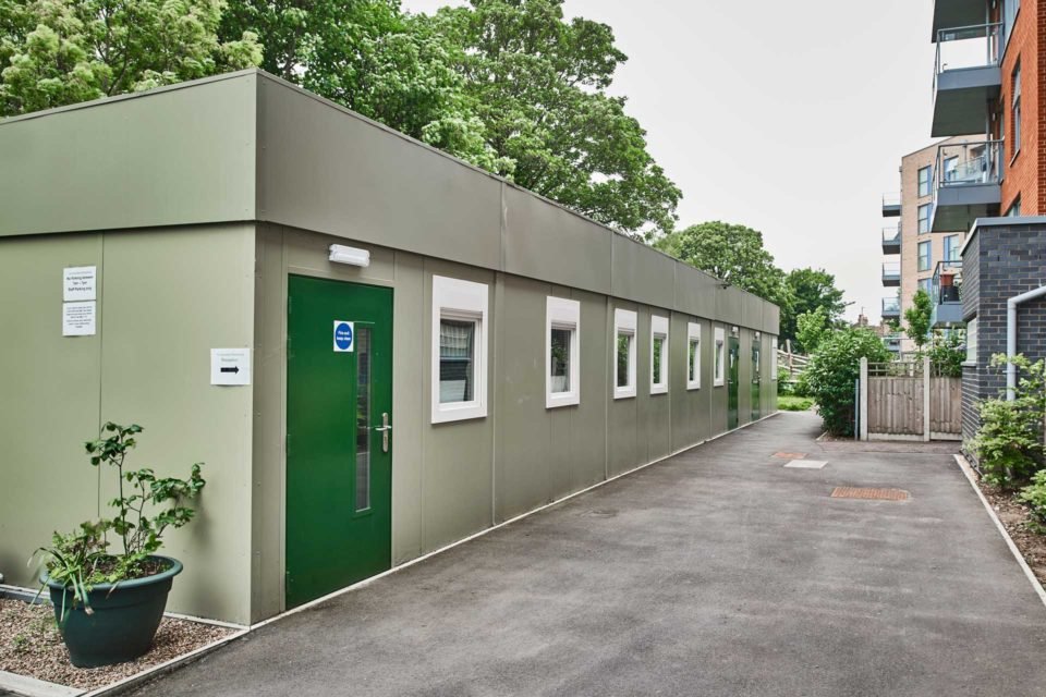 3 bay modular building