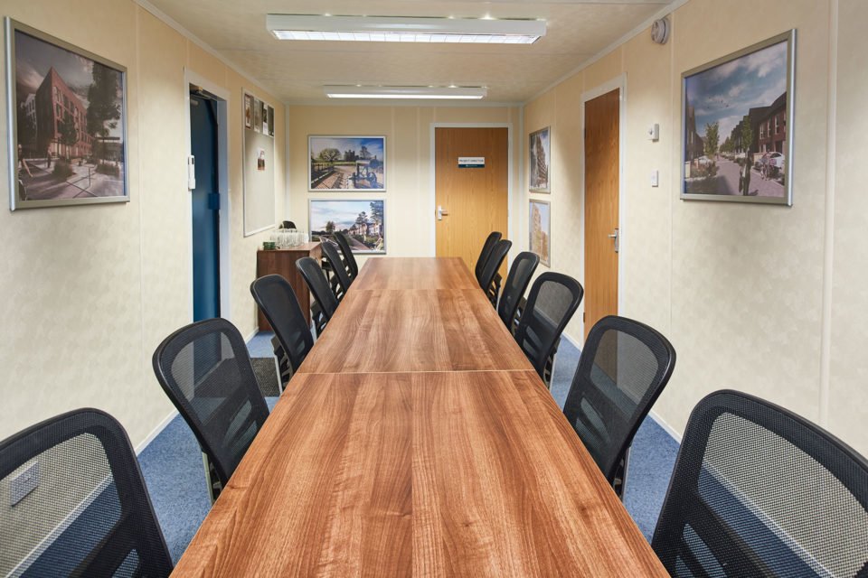 shipping container meeting room