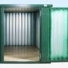 Powder coated flat pack store