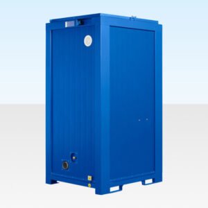 Single Mains Toilet (Blue)