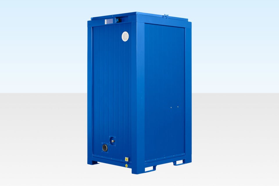 Single Mains Toilet (Blue)