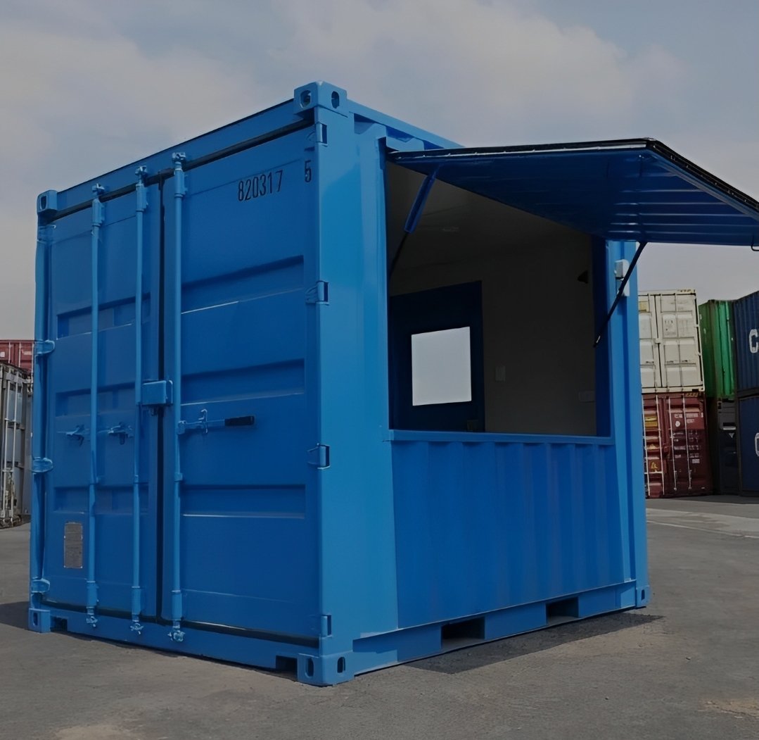 shipping container coffee shop
