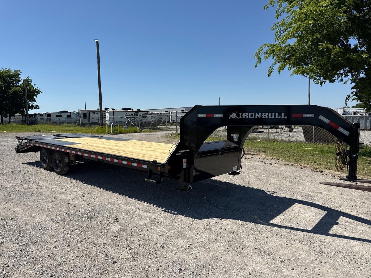 gooseneck flat bed trailer